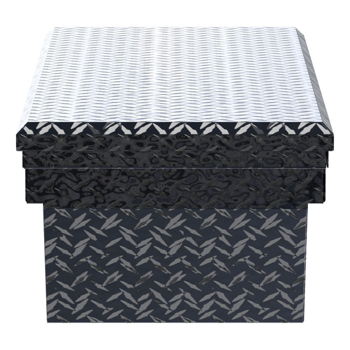 UWS 63" Angled Truck Tool  Box - Low Profile Model TBS-63-A-LP-BLK