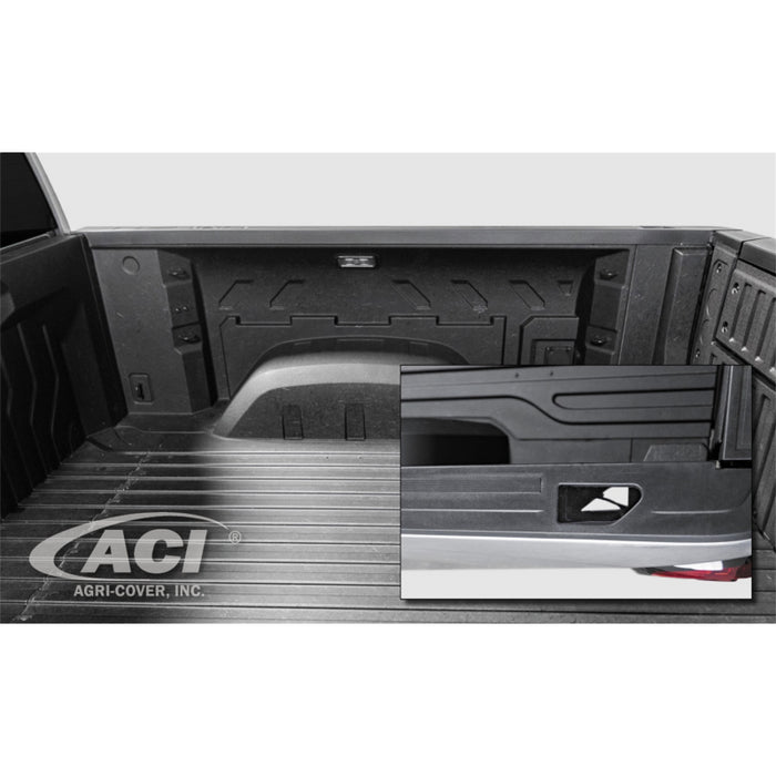 Access LOMAX™ Stance™ Hard Tri-Fold Cover Carbon Fiber Finish Single Rail w/CarbonPro Box w/o Bedside Storage Box Bolt-On Model G5020109