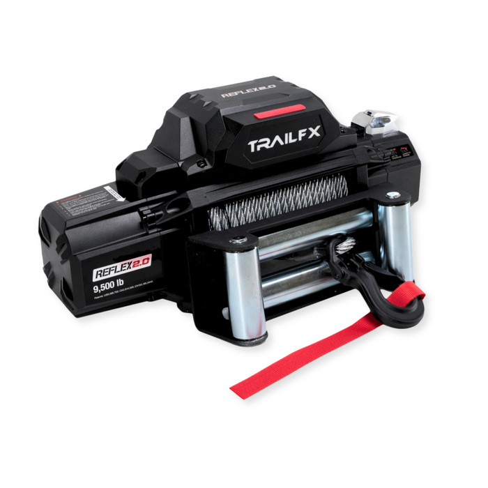 TrailFX REFLEX 2.0 Winch 9500LB Steel Cable Model WR295B