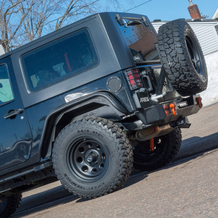 ARIES Jeep Wrangler JK Aluminum Rear Inner Fender Liners Model 2500350