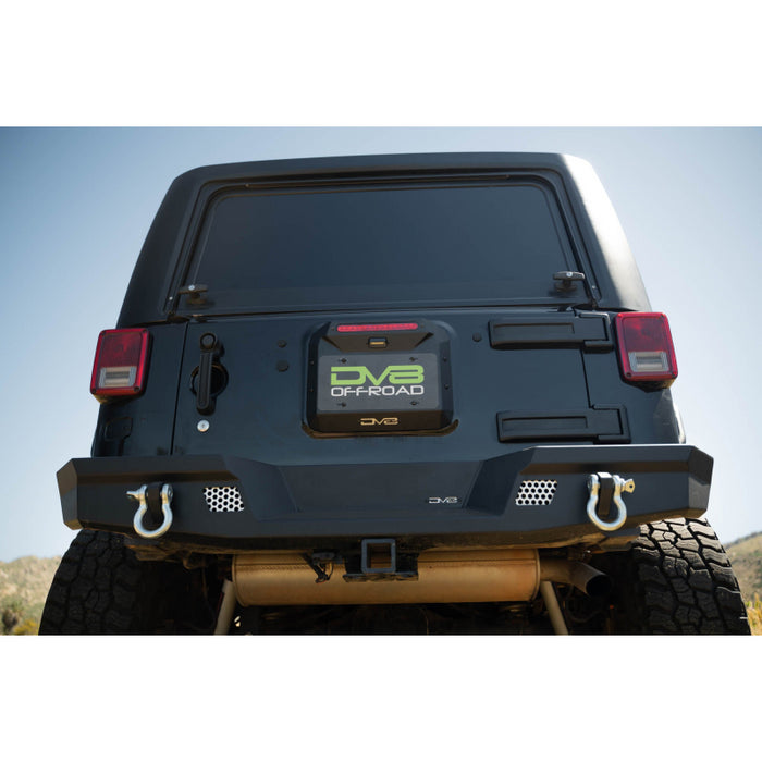 DV8 Offroad 2007-2018 Jeep Wrangler JK JKU Spare Tire Delete Model TSJK-01