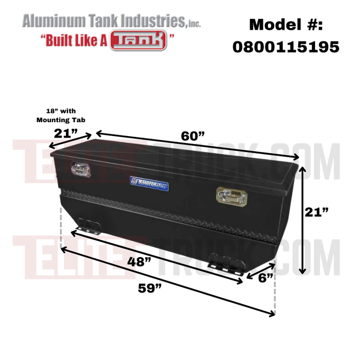 Transfer Flow 40 Gallon Fuel Transfer Tank and Tool Box Combo Diesel or Gasoline Model 0800115195