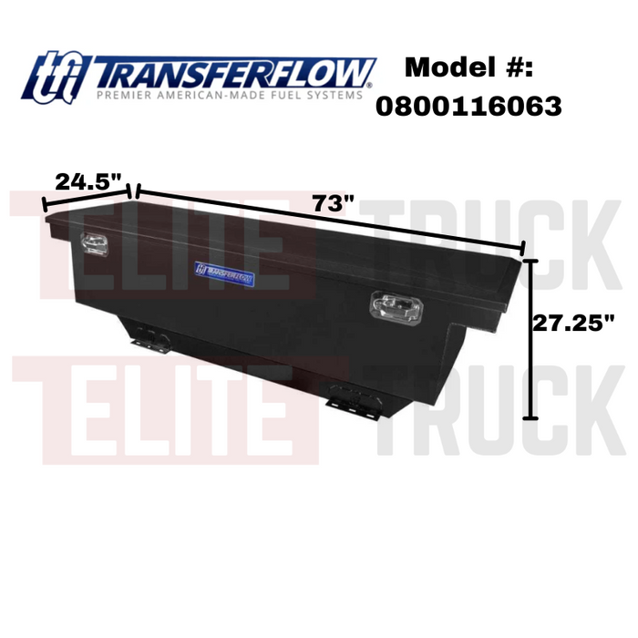 Transfer Flow 70 Gallon Auxiliary Diesel Fuel Tank Tool Box Combo - TRAX 4 Model 0800116063