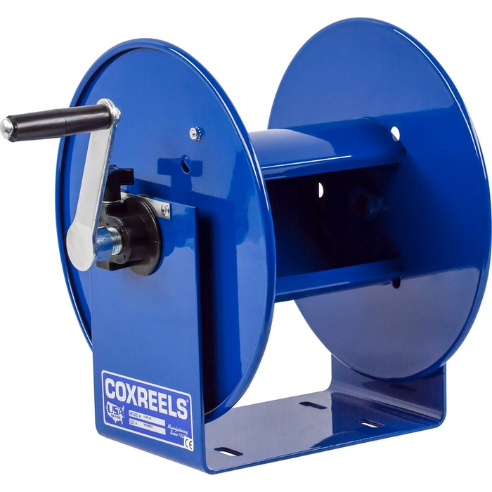 CoxReels 100 Pure Flow Series Compact Hand Crank Breathing Air Hose Reel 3/8 in. x 100 ft. - No Hose Model 112P-3-8