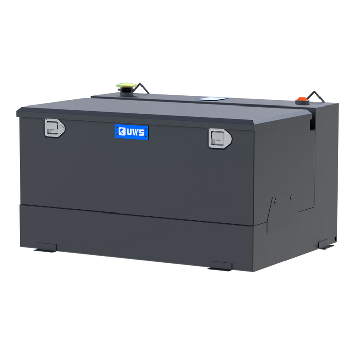UWS Matte Black 85-Gallon Steel-Aluminum Combo Transfer Tank Model ST-85-COMBO-MB