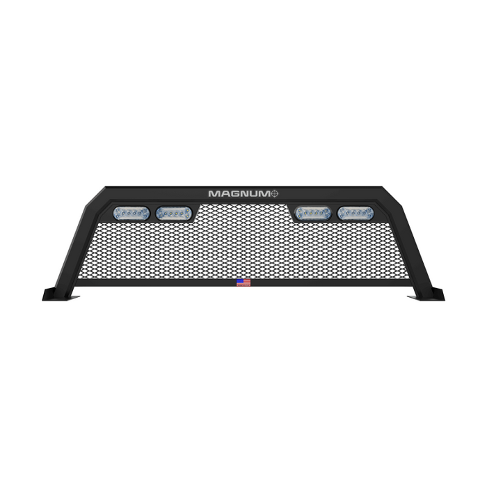 Magnum Truck Racks Headache Rack Low Pro High Vis Mesh Matte Black Model 119LPMSA2NB
