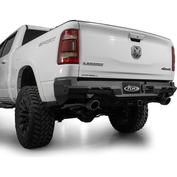 Addictive Desert Designs 19-24 RAM 1500 Black Label Rear Bumper Model R55020NA0103