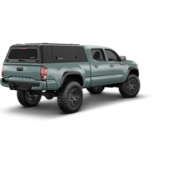 SmartCap Matte Black Truck Bed Cap EVOa Adventure Series w/ Vertical Locks Model EA1317-MB
