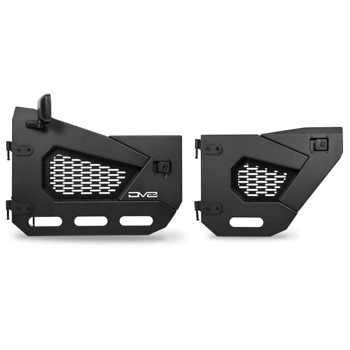 DV8 Offroad 2020-2025 Jeep Gladiator JT Wrangler JL JLU Front 1/2 Doors Model HDJL-02F