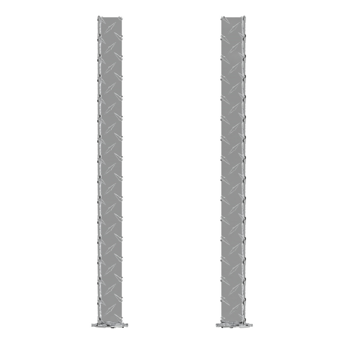 UWS Bright Aluminum Truck Side Tool Box Legs, 1 Pair Model SM-LEGS