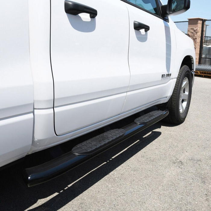 Westin PRO TRAXX 5 Oval Step Nerf Bars Black Steel For Quad Cab Model 21-54095