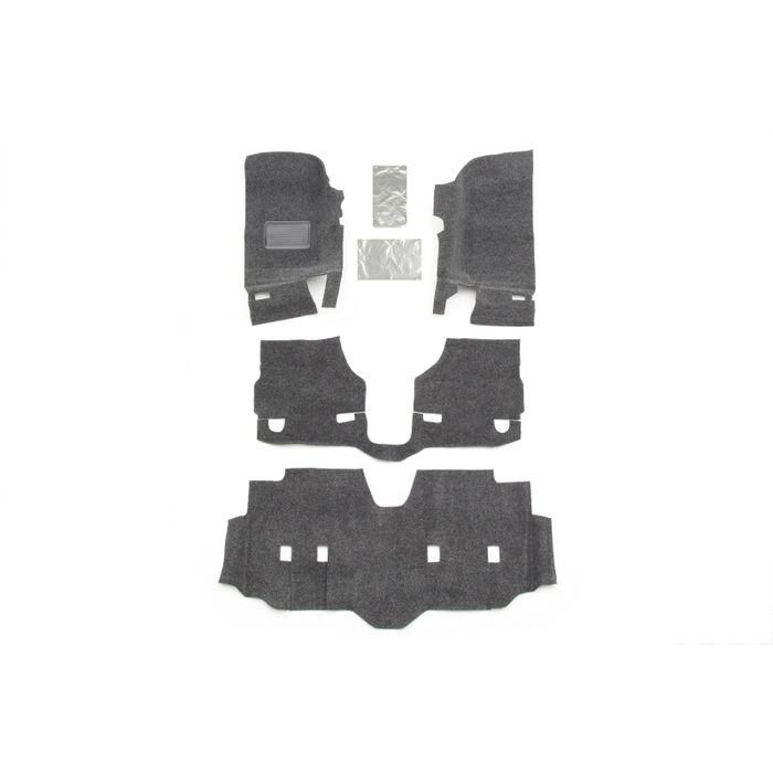 Bedrug Jeep Bedrug 4Dr Front 4Pc Floor Kit (Inc Heat Shields) Model BRJK07F4