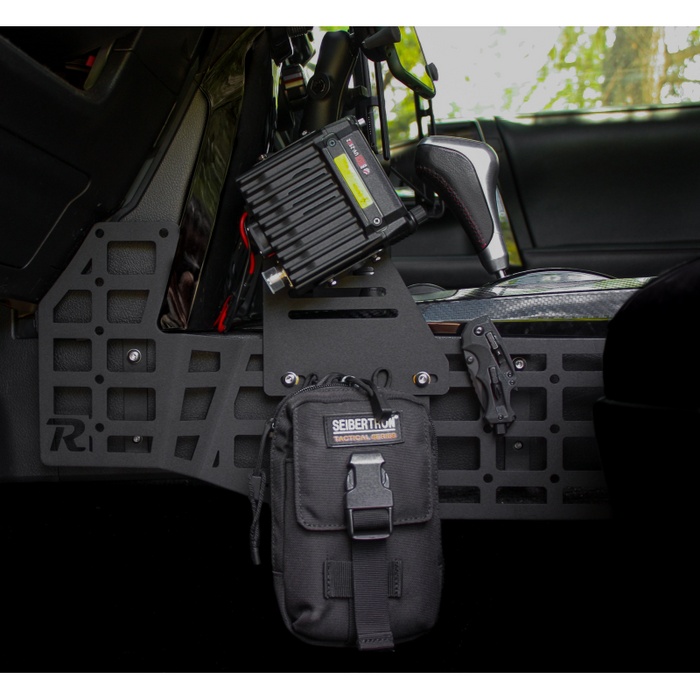 Rago Fabrication 2010-2023 5th Gen Toyota 4Runner Center Console Molle Storage Panel Model R1019T4RUNCCMP-P