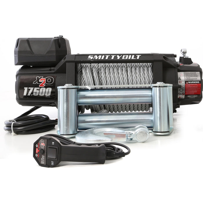 Smittybilt X2O Gen 2 17,500lb Winch w/ Steel Cable Model 97517