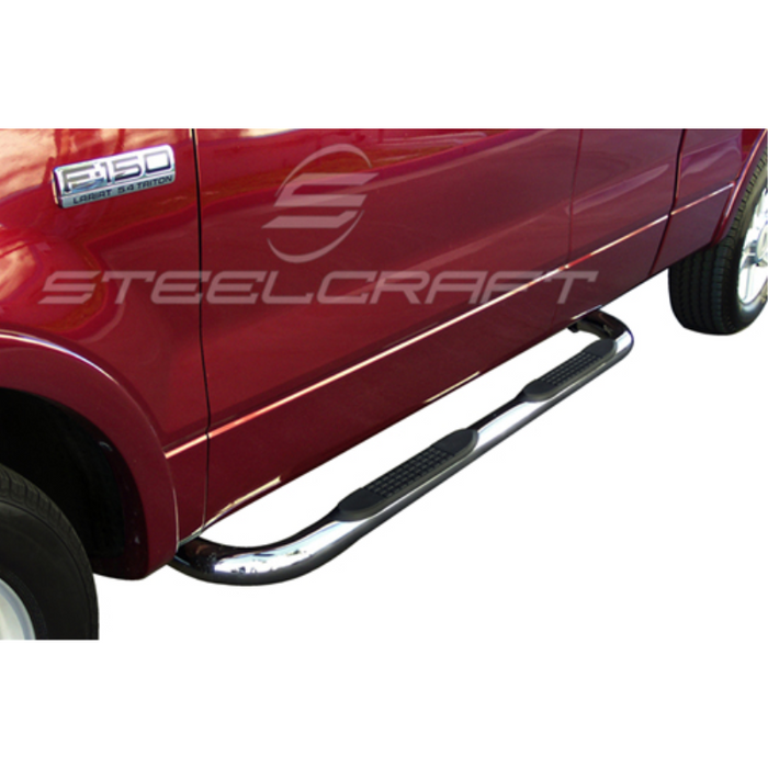 Steelcraft 3in. Round Stainless Steel Step Nerf Bars Model 212417
