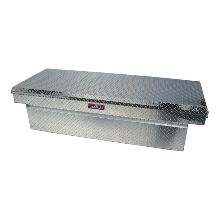 Brute Crossover Tool Box Single Lid Bright Aluminum Mid Size / Down Size Long Bed Only Model RB137FL
