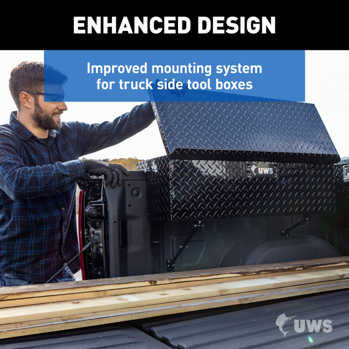 UWS Space-Saving Adjustable Universal Legs for Truck Side Boxes Model TBSM-MK2