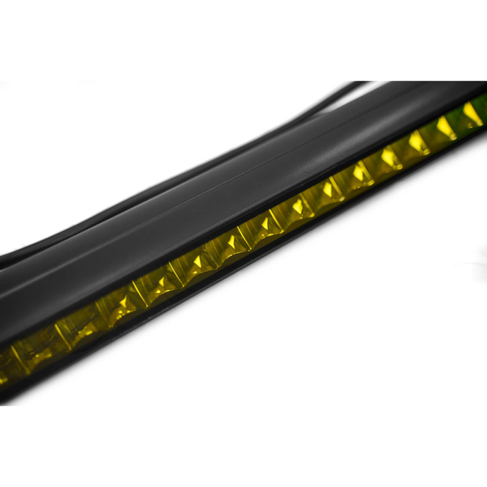 DV8 Offroad 20-Inch Elite Series Amber LED Light Bar Single Row Model BE20SW105W-A