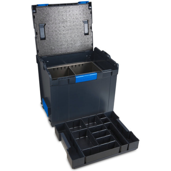 Sortimo L-BOXX 374 G Including Divider Set 4F And 12 Insetboxes H63  14 In x 17 In x 15 In Model 1000011197