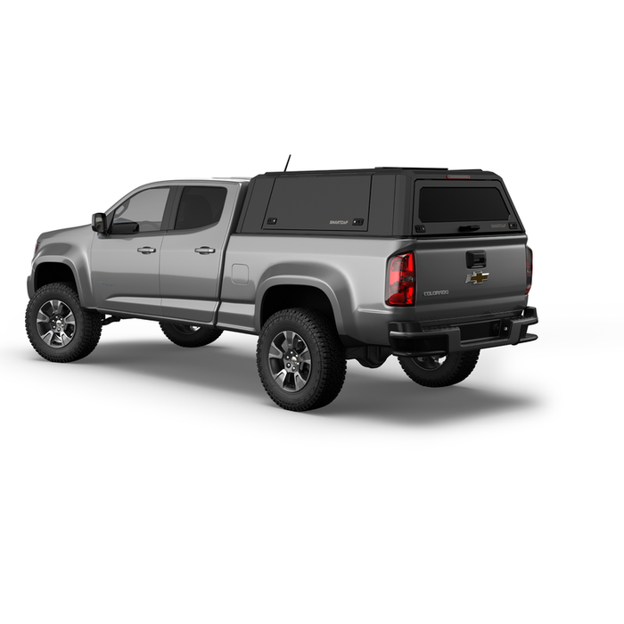 SmartCap Matte Black Truck Bed Cap EVOa Adventure Series w/ Horizontal Locks Model EA0106-MB