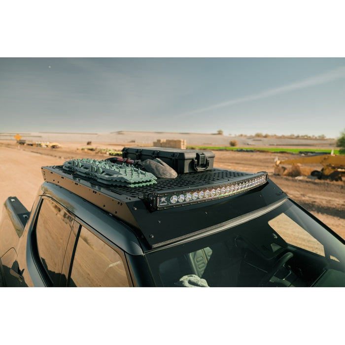 Rago Fabrication 2022-2025 Rivian R1T Roof Rack w/ Light Pocket (Honeycomb) Model AC940650103