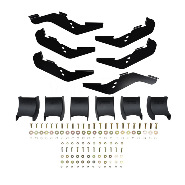 Westin R5 Step Nerf Bars 5 in. Black Aluminum Model 28-51285