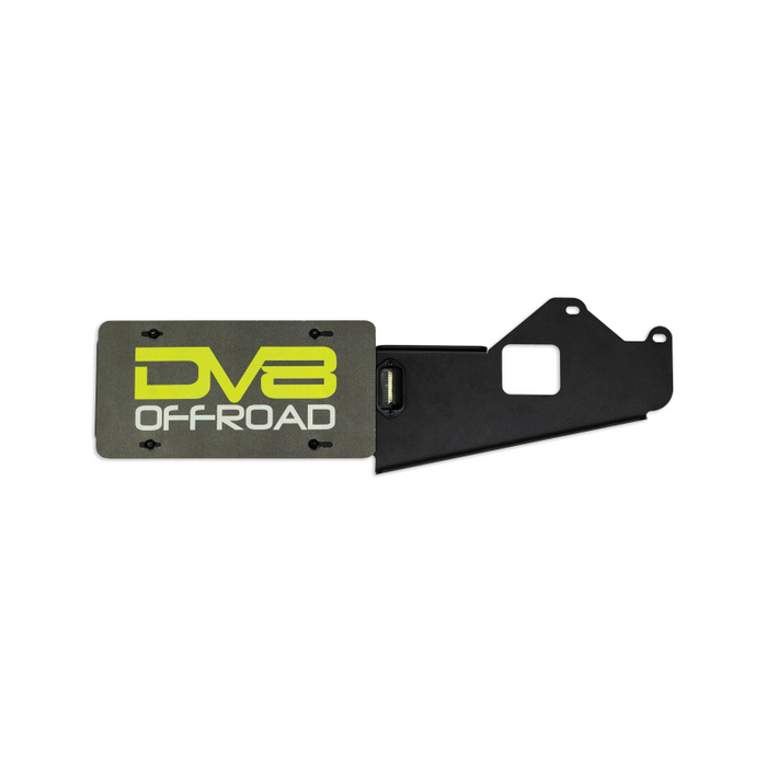 DV8 Offroad 2021-2026 Ford Bronco Rear License Plate Relocation Bracket Model LPBR-03