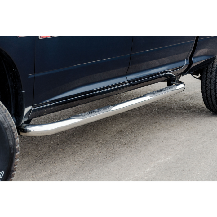 ARIES 3" Round Polished Stainless Step Nerf Bars Model 205030-2