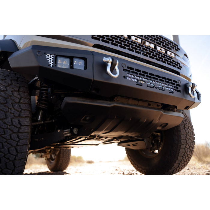 DV8 Offroad 2021-2026 Ford Bronco OE Plus Series Front Bumper Model FBBR-03