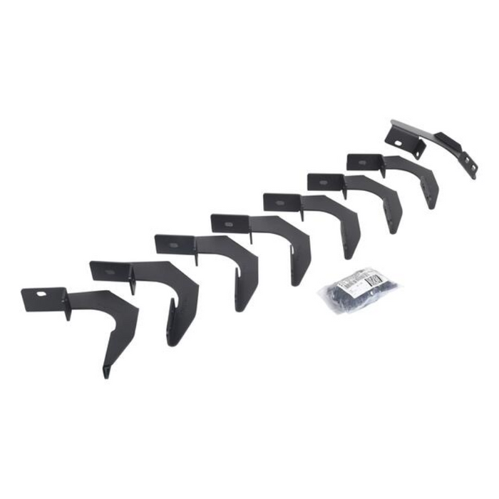Go Rhino RB30 Running Boards with Mounting Brackets With 2 Pairs Drop Steps Kit Model 6962358020PC