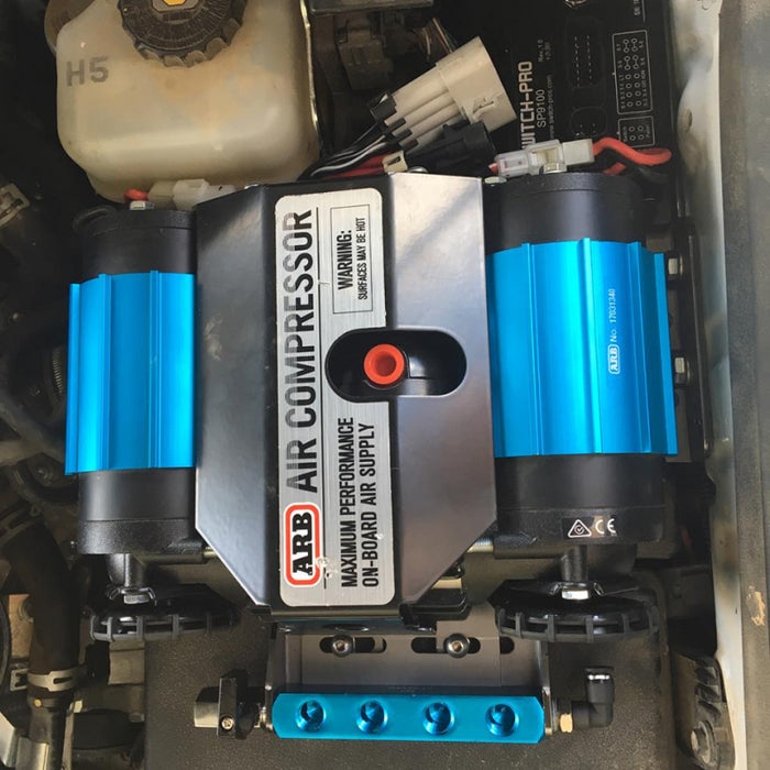 Rago Fabrication 2005-2009 4th Gen Toyota 4Runner Air Compressor Mount Model R0209T4RUARB-V8