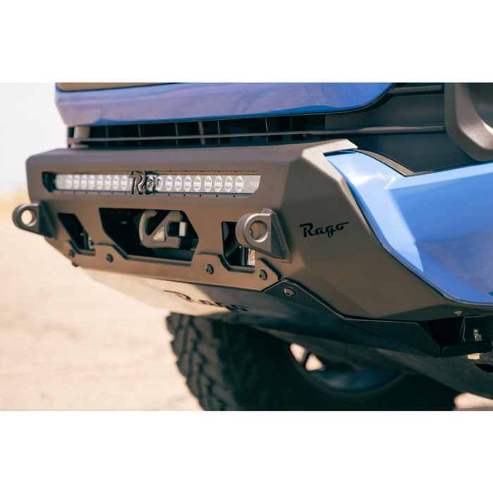 Rago Fabrication 2016-2023 Toyota Tacoma Center Mount Winch Front Bumper Model F6803622001NA