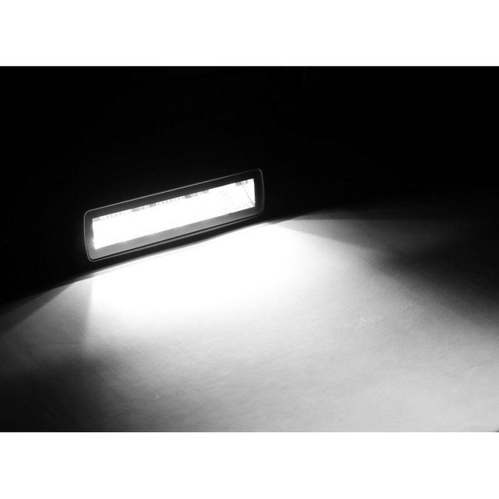 Go Rhino Blackout Series SIXLINE 6-LED Flood Light Pods, W/Amber LEDs Model 750600622FBS