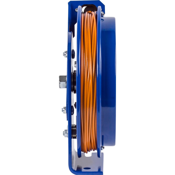 CoxReels 5/32" xs EZ-SD Series Safety System Spring Driven Static Discharge Cord Reel 5/32" x 35 ft. Galvanized Cable - 50A Clamp - Cable Included Model EZ-SD-35
