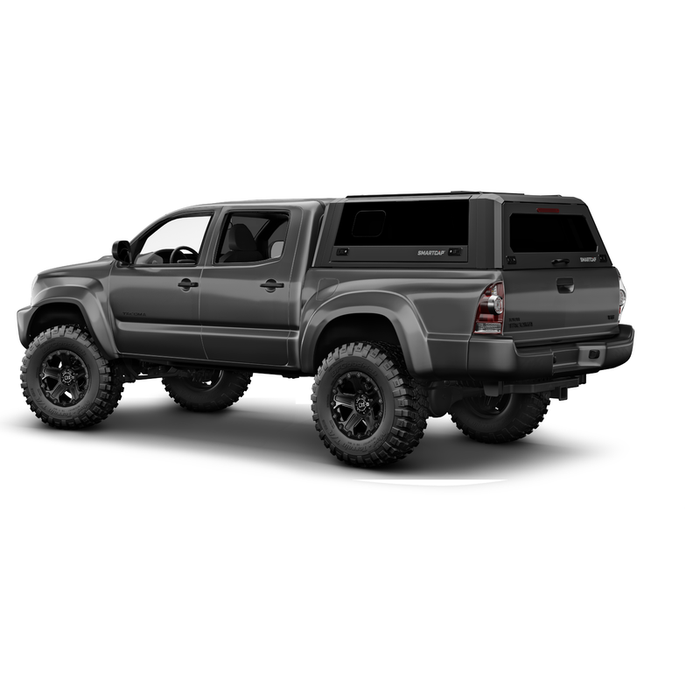 SmartCap Matte Black Truck Bed Cap EVO Sport Series w/ Horizontal Locks Model EV1318-MB