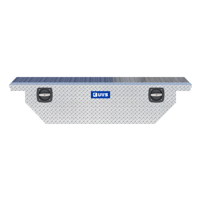UWS Secure Lock Angled Truck Tool  Box - Low Profile Model SL-63-A-LP