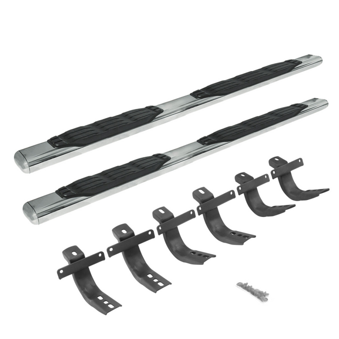 Go Rhino 5" 1000 Series Step Nerf Bars with Mounting Brackets Kit Model 105412973PS