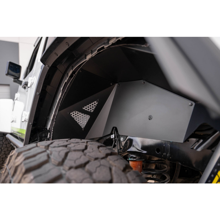 DV8 Offroad 2018-2024 Jeep Wrangler JL JLU Rear Inner Fenders Model INFEND-06RB