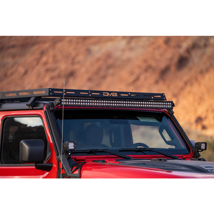 DV8 Offroad 2018-2026 Jeep Gladiator JT ,Wrangler JL 2-Doors Roof Rack Model RRJL-02