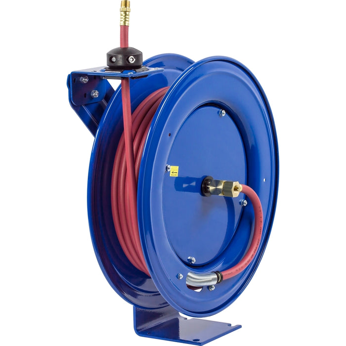 Coxreels SH Series Heavy Duty Spring Driven Hose Reel 1/4 in. x 40 ft. - Hose Included 5000 PSI Model HP-N-140