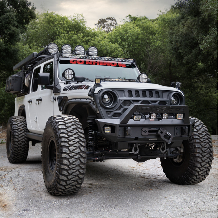Go Rhino Xplor Blackout Series Spot 3x3 Cube Lights Model 750400321SCS