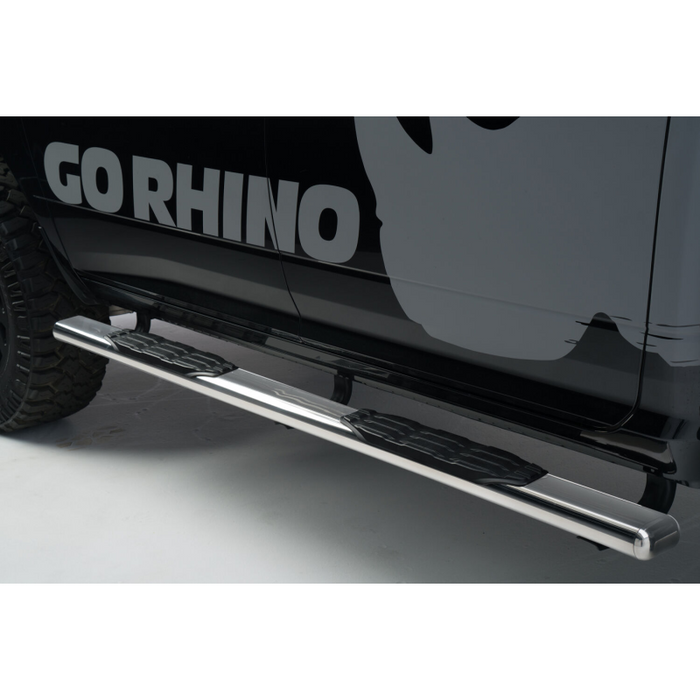 Go Rhino 5" 1000 Series Step Nerf Bars with Mounting Brackets Kit Model 105439987PS