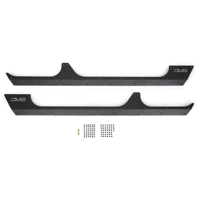 DV8 Offroad 2018-2026 Jeep Wrangler JLU 4-Door Rock Skins Model SRJL-09