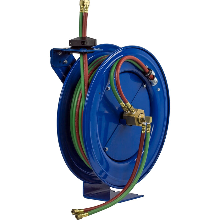 Coxreels SHW Series Spring Driven Welding Hose Reel 1/4 in. x 75 ft. - Hose Included 200 PSI T-Grade Model SHWT-N-175