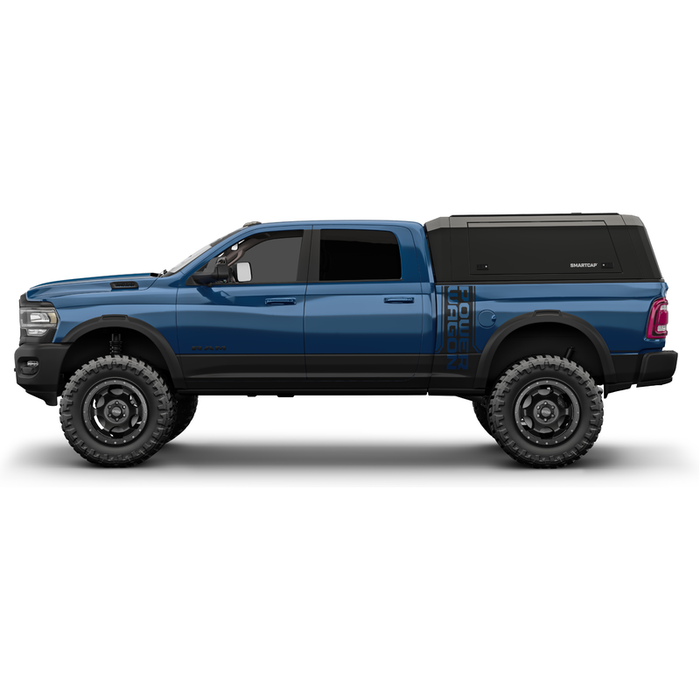 SmartCap Matte Black Truck Bed Cap EVOa Adventure Series w/ Horizontal Locks Model EA1008-MB