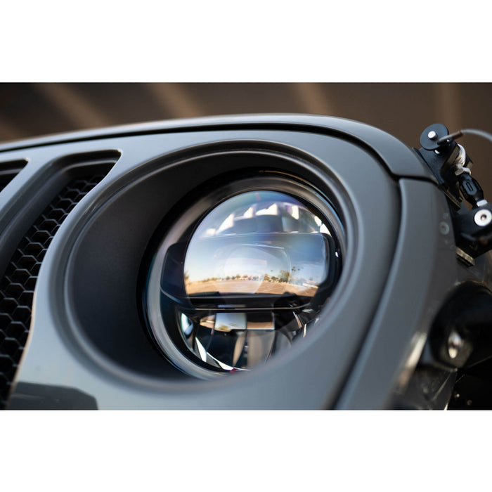 DV8 Offroad 2020-2025 Jeep Gladiator JT Wrangler LED Headlights Model HLCJL-02