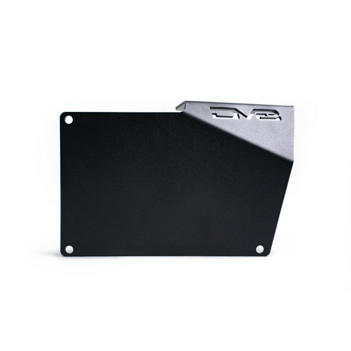 DV8 Offroad 2021-2026 Ford Bronco Factory Front Bumper License Relocation Bracket Model LPBR-02
