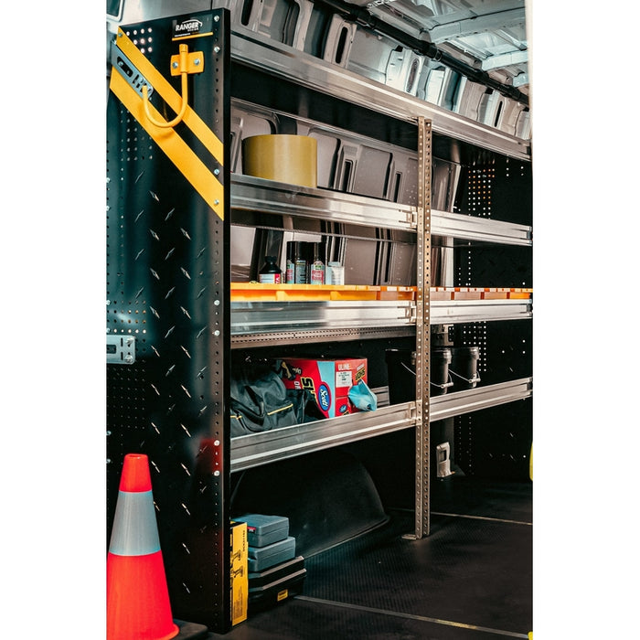 Ranger Design N5 4 Tray Steel Deep Van Shelving for High Roof Vans 20"x48"x62" Model N5-DS48-4