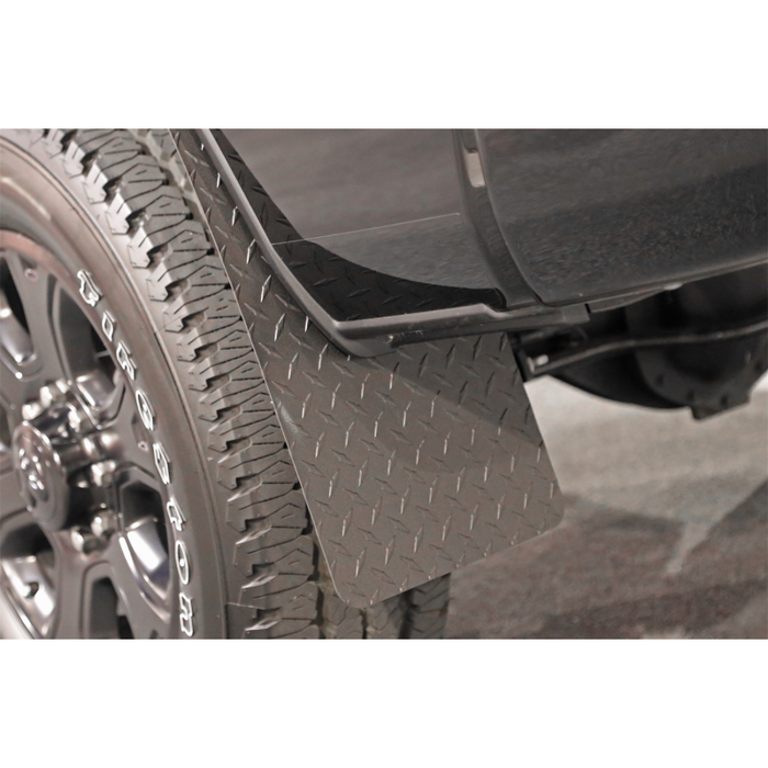 Dee Zee BlackTread Aluminum Mud Flaps Model DZ1808TB