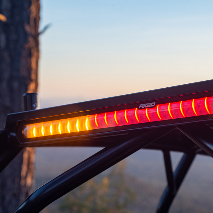 Rigid Industries Chase Rear Facing 27 Mode 5 Color LED Light Bar 28 Inch, Tube Mount Model 901801